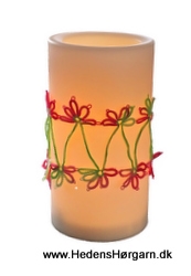 Orkerede Blomster bånd til LED lys 5019